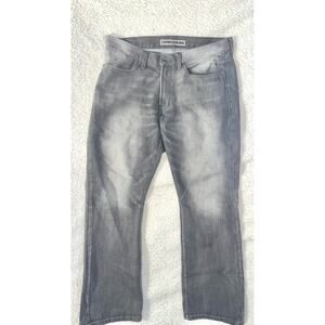 Men's 2014 Express Jeans Kingston Classic Fit Boot Cut Gray Sz 36x32